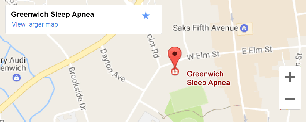 Google map for Greenwich Sleep Apnea